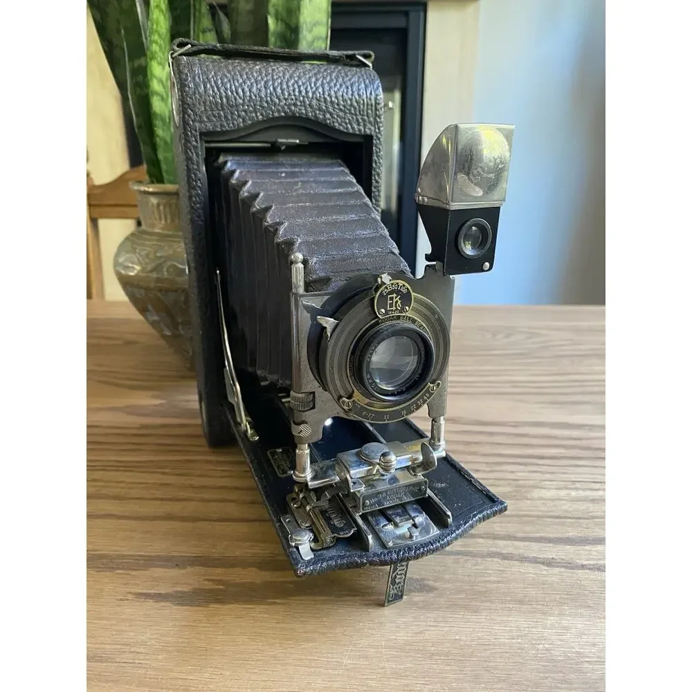 Antique 1913 Kodak No. 3A Large Folding Camera Large Ball Bearing Shutter